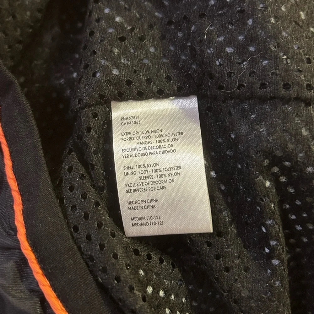 Reebok NHL Philadelphia Flyers Boys Full Zip Jacket, size Medium (10-12).